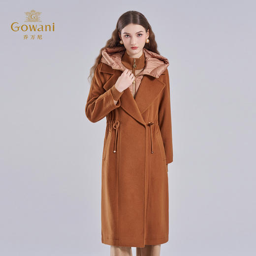 乔万尼绵羊毛大衣羽绒服假两件设计ET4A858 商品图1