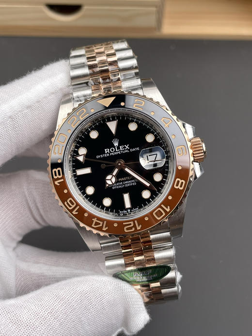 ARF 丹东3285 劳力士 格林尼治 稳定性强的丹东3285机芯动储能真72小时,实心中轴！圈口双拼过渡无痕➕材质:款式采用904L整表同步原装装柜完全一致➕正品original原版开模的Copy❕ 商品图1