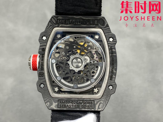 【贵重物品】只适合高端玩家 理查德米勒RM67-02 V3版 震撼登场！男士腕表 黑法国配色 一体机 摆轮会动 商品图6