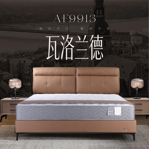 AF9913真皮床架 商品图0