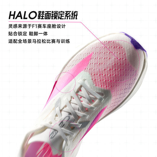 安踏C202 7丨全掌碳板专业马拉松跑鞋女轻质竞速运动鞋122545575 商品图3