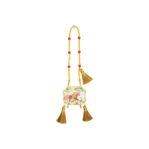 大英博物馆 新年系列 马上轻松 提花香囊挂件 商品图4