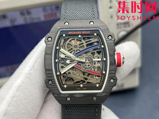 【贵重物品】只适合高端玩家 理查德米勒RM67-02 V3版 震撼登场！男士腕表 黑法国配色 一体机 摆轮会动 商品图1