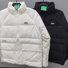 安踏男2025冬季新款保暖防风防泼水立领宽松外套羽绒服172548911