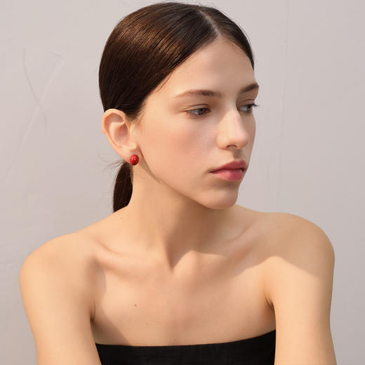 ARSIS｜流光系列 流光云雾豆豆耳钉 商品图1