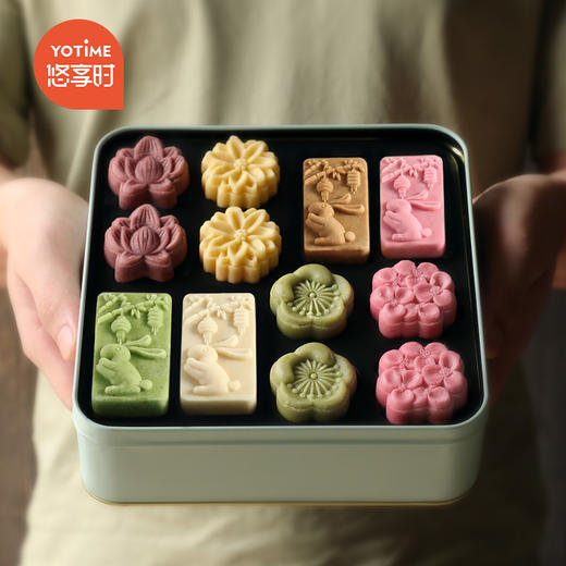 【花食礼】悠享时糕点休闲零食中式点心伴手礼特产绿豆糕364g 商品图3