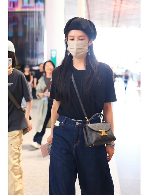 张婧仪同款 CL Teen Nino 凯旋门老花手提包邮差包 特惠 Z-15699 商品图2