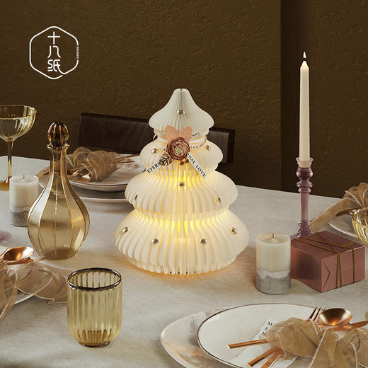 圣诞树 | 十八纸 星野/礼花/野餐/拼色圣诞树桌面摆件装饰节日小型饰品（节庆特殊产品非质量问题不退换，介意慎拍） 商品图0