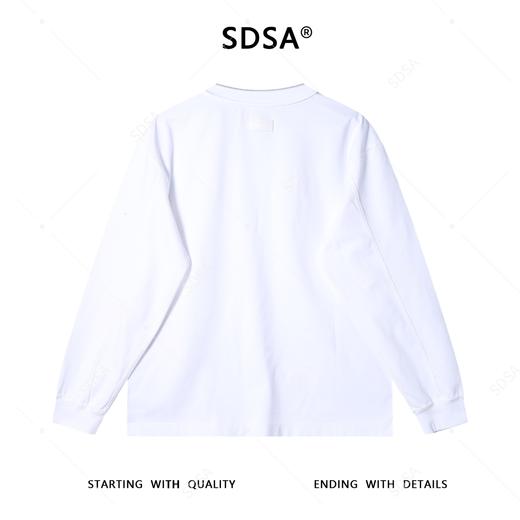 87805SDSA秋冬新款痞帅男装简约拼接撞色假两件长袖T恤休闲百搭上衣 商品图5