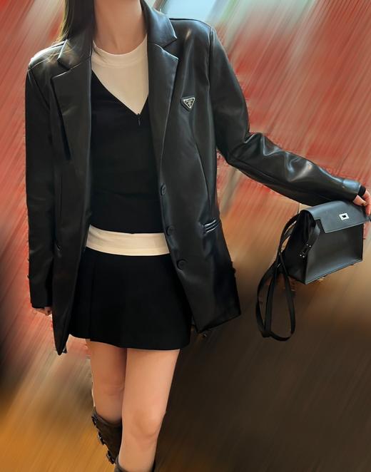 女款西装皮衣外套he020 商品图3