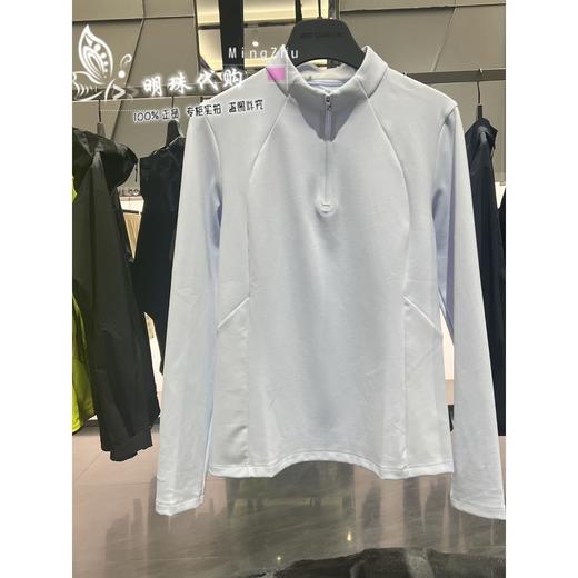 安踏冠军全天候2025冬新半拉链拼接女长袖针织衫162540401 商品图2