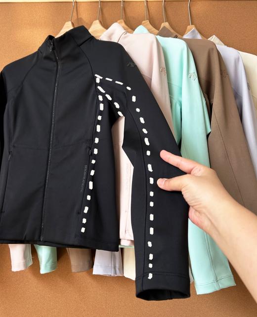 迪桑特秋冬季女士修身立领长袖加绒打底外套 ye 334649 商品图13