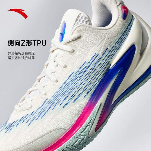 安踏进击6 水泥克星防滑耐磨缓震运动抓地抗扭低帮实战篮球鞋男112541601 商品图2