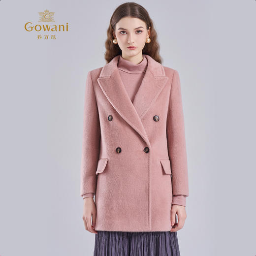 乔万尼绵羊毛大衣戗驳领西装毛呢外套ET4A922 商品图1