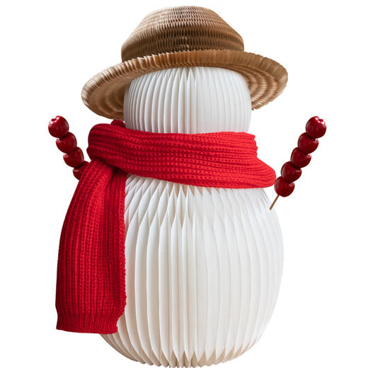 雪人 | 十八纸 圣诞节装饰纸雪人摆件商场橱窗店面户外节日气氛北欧（节庆特殊产品非质量问题不退换，介意慎拍） 商品图4