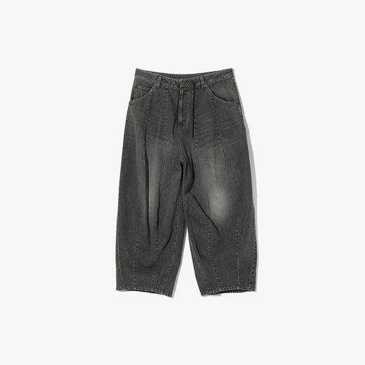 Needles H.D. Jean - 12oz Denim 12OZ水洗做旧牛仔阔腿裤 商品图3