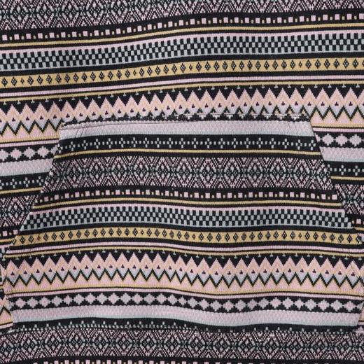 WY1256SDSA男士秋冬新款痞帅男装韩版撞色趣味条连帽卫衣宽松套头上衣 商品图3