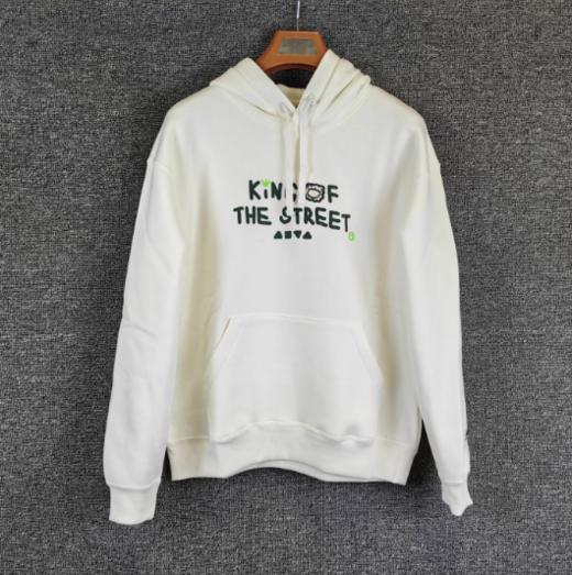 安踏2025冬季新款加绒保暖宽松连帽针织运动上衣男172548701N 商品图1