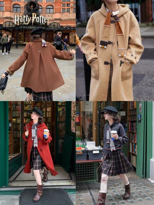 浮生八记/25C162/羊毛趣味彩虹撞色条纹围巾毛衣 商品图3