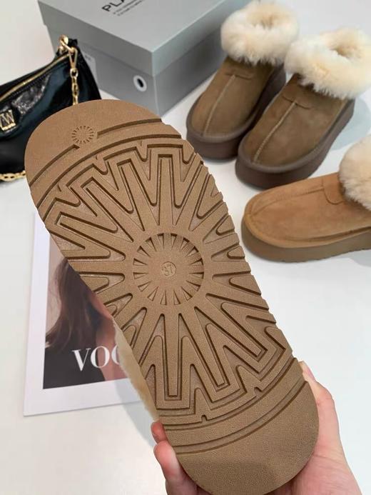 急推！389+！走泡菜国！暖暖の过冬！真皮加绒一脚蹬厚度雪地靴！ 商品图5