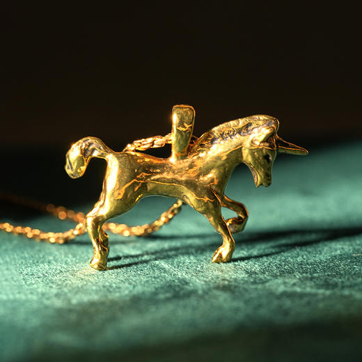 在途3周到｜Goossens Paris-LICORNE-独角兽 项链［法国设计师］ 商品图0