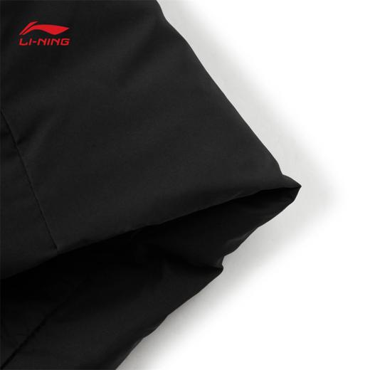 李宁男子防泼水立体裁剪鸭绒短羽绒服AYMV215 商品图7