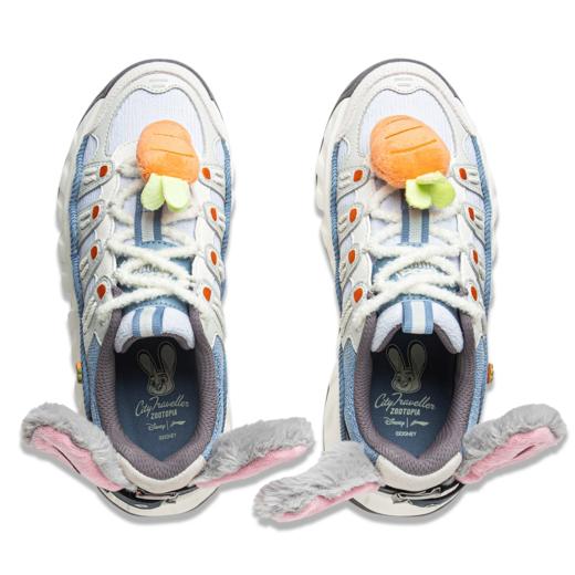 李宁迪士尼疯狂动物城联名系列曲奇鞋女子减震回弹经典休闲鞋AGCV254 商品图8
