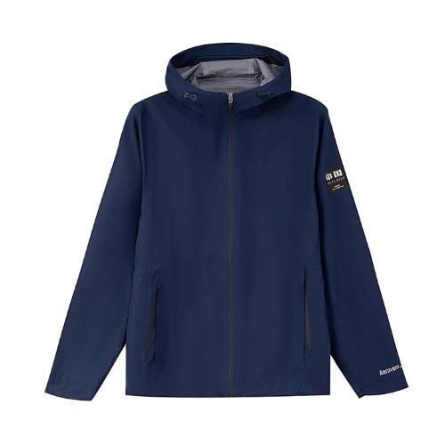 安踏冲锋衣2025新款男耐磨徒步登山服防水外套上衣152527612 商品图0