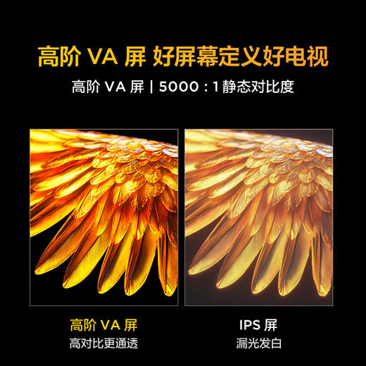 【FFALCON雷鸟】鹏6 26款 75英寸 MEMC运动补偿 3+64GB内存 144Hz高刷 94%DCI-P3色域 平板电视机 75S68A 商品图3