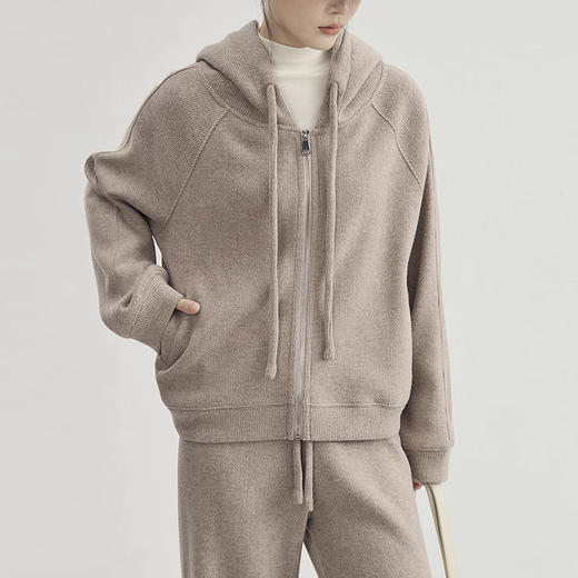 裁缝学苑AH88连帽针织卫衣纸样运动裤外套女装套装上衣裤子样板图纸 商品图4