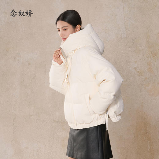 【商场同款】CNO5004 “2色元气羽绒服 ” 轻暖90白鹅绒 暖意十足 连帽羽绒服 商品图9