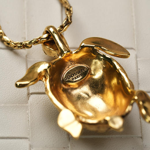 北京仓｜Goossens Paris-COLLIER PEND. TORTUE BALADE-乌龟吊坠 项链［法国设计师］ 商品图3
