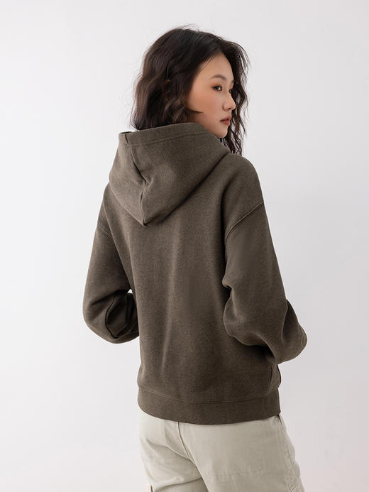 COCO ZONE ”英伦学院“ 100棉设计感连帽卫衣CC2C2283 商品图6