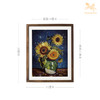 铜师傅 手工錾刻 铜雕画《金葵呈祥》向日葵书房办公室装饰画 商品缩略图8