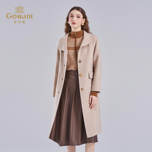 【羊绒】乔万尼秋冬新款羊毛大衣羊绒毛呢外套高级感ET4A871 商品图2