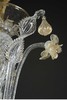 独角鹿西洋古董 1900年代意大利威尼斯穆拉诺水晶工坊出品玻璃点金工艺修饰花叶主题八枝头烛台式枝形吊灯 商品缩略图3