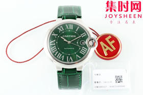 AF卡地亚蓝气球系列 蓝气球40系列男款 新尺寸40mm 罗马面 绿盘 男士腕表