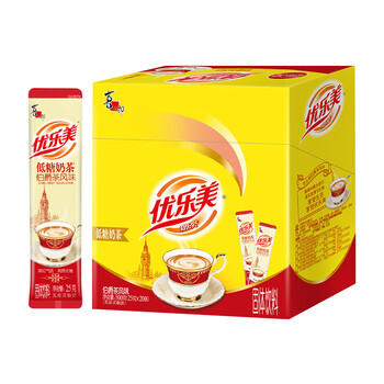 优乐美低糖奶茶粉 25g*20条/盒装伯爵茶风味早餐代餐下午茶速溶冲泡饮料 商品图4