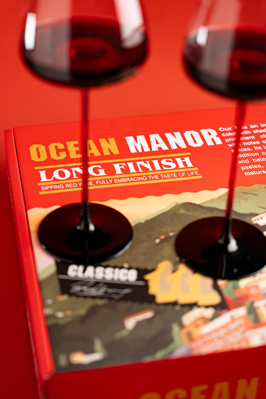 【原瓶进口超值礼盒装】智利欧绅庄园®山谷珍藏佳美娜干红葡萄酒750ml*2瓶 赠品鉴杯 商品图12