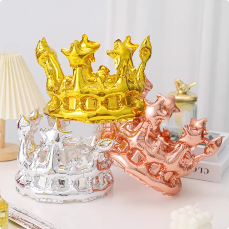 充气皇冠帽子（配打气筒）