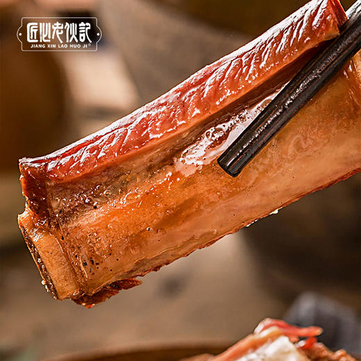 【非遗腊排骨】老伙记非遗美食正宗四川腊味 传统手工柏树枝熏腊香排骨 精选猪肋排 无大骨腊味 商品图7