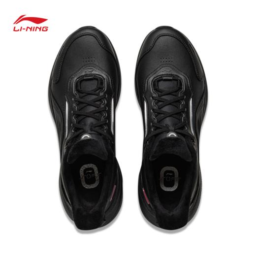 李宁SOFT PLUS 2 FLEECE男子反光加绒保暖柔软舒适潮流休闲鞋AGLV147 商品图9