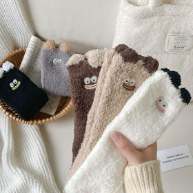 冬暖-丑萌搞怪毛绒大嘴袜纪念日百货门店同款167943465