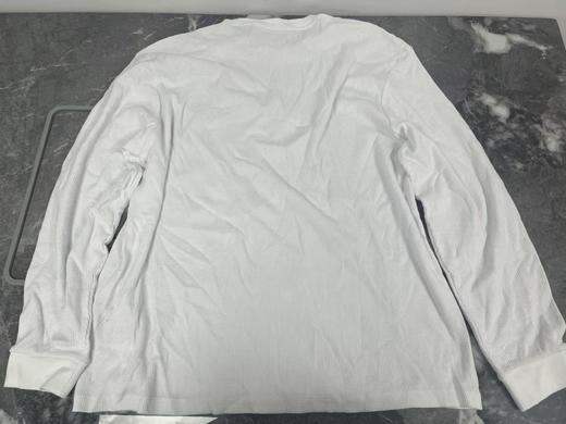 瑕疵Calvin Klein Jeans/CK 男士春秋款经典版华夫格休闲圆领长袖T恤 商品图1