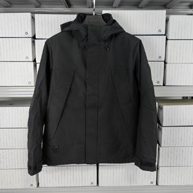 安踏冲锋衣两件套男冬新款防泼水暖绒梭织连帽外套152546605