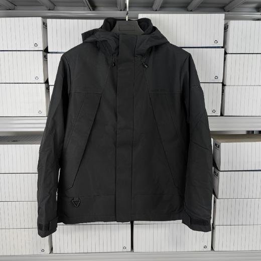 安踏冲锋衣两件套男冬新款防泼水暖绒梭织连帽外套152546605 商品图0