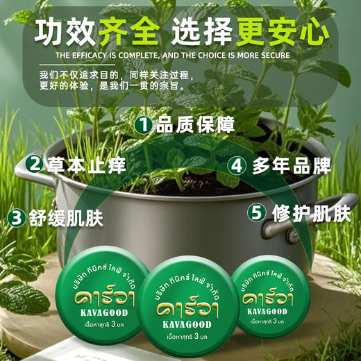 卡瓦库德 青草膏 3g*4 商品图2