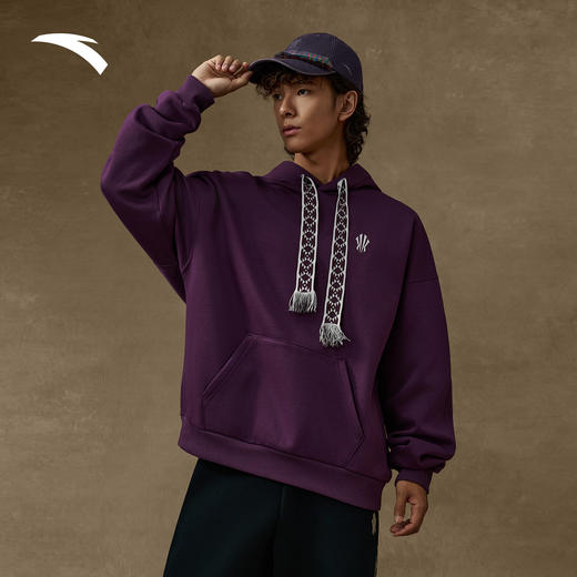 安踏凯里·欧文系列丨潮流美式加绒休闲卫衣男女同款172541702N 商品图1