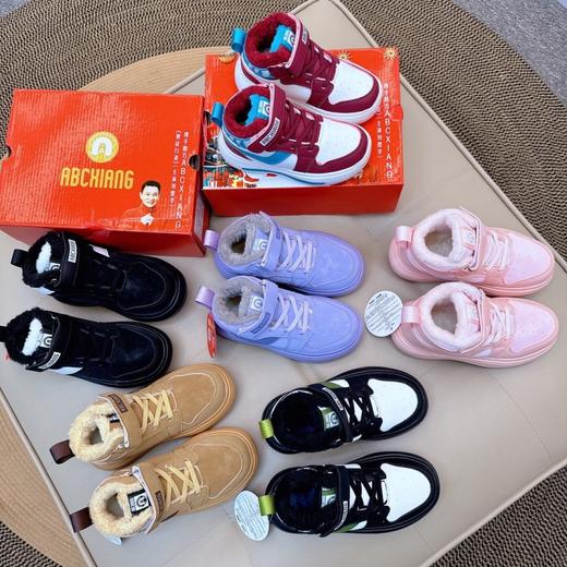 清仓秒杀💥正品ABC中大童加绒休闲运动鞋，行走的小暖炉👍原盒发货～ 商品图10