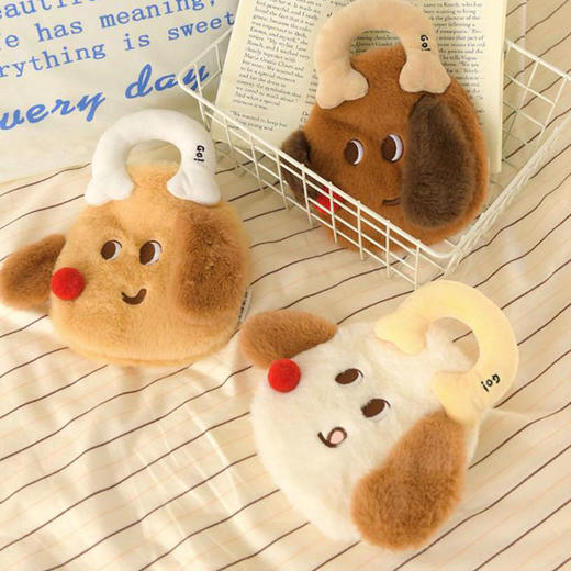 毛绒保暖可爱遛遛狗灌水热水袋350ml-纪念日百货门店同款166094801 商品图4